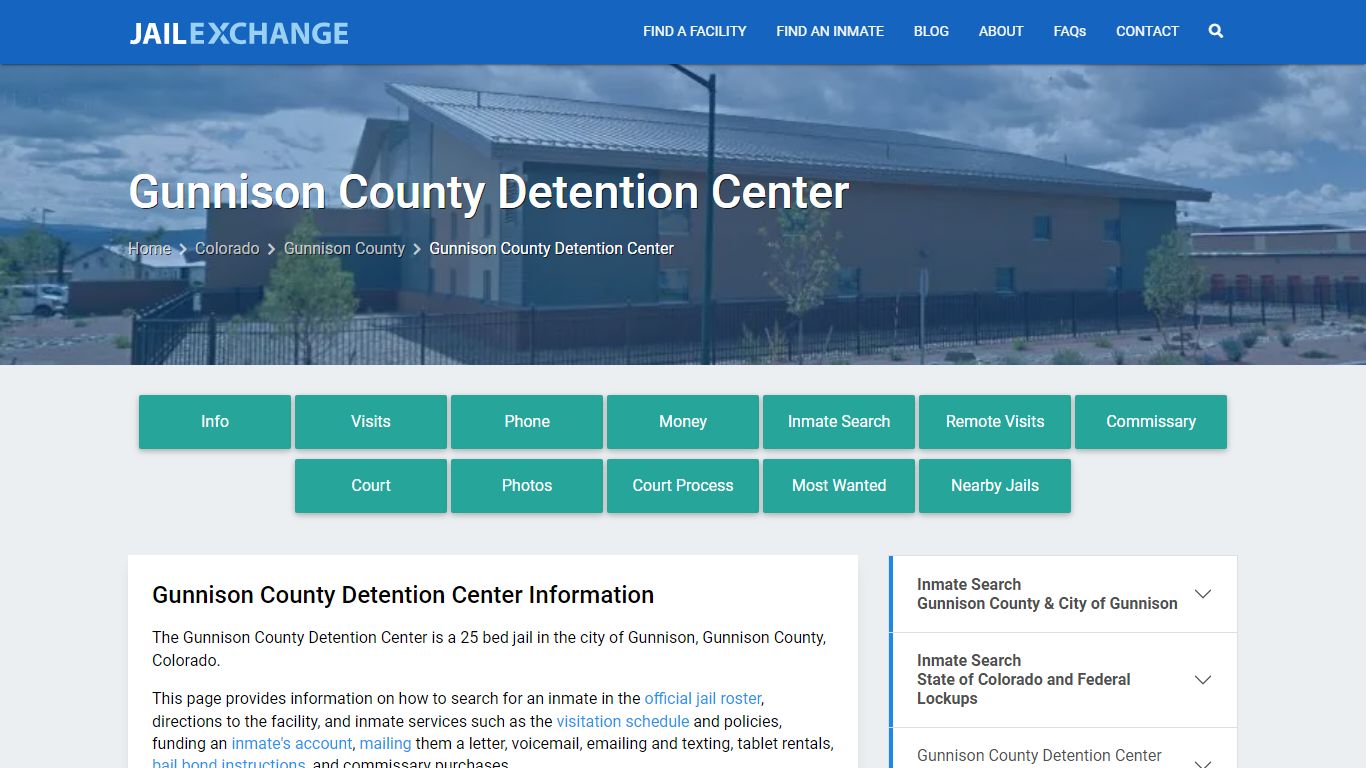 Gunnison County Detention Center - Jail Exchange